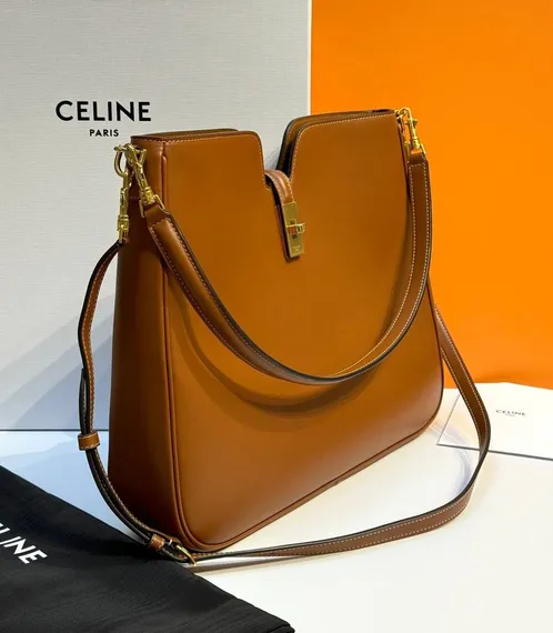Сумка CELINE CAMILLE 16, коричневый