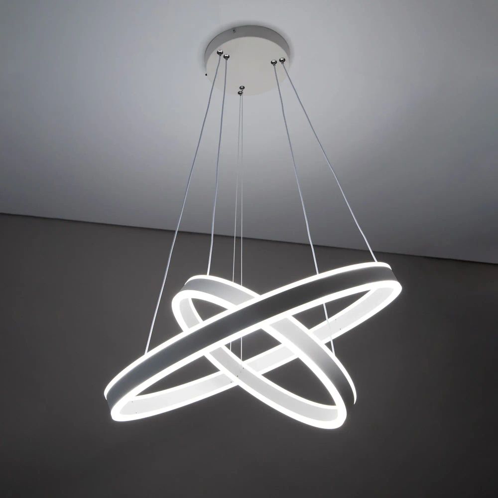 Citilux Дуэт CL719640 LED Люстра подвесная с пультом Белая