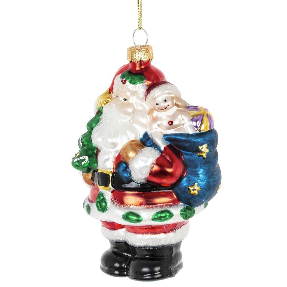 GAEM Украшение новогоднее "Дед Мороз", L8 W6,5 H14 см