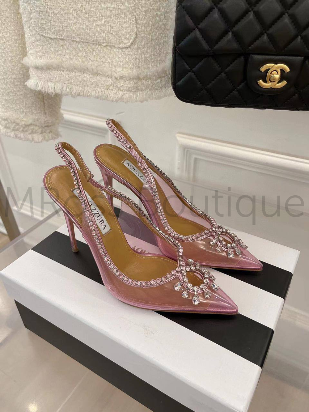 Туфли Aquazzura Seduction Crystal 105