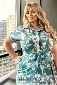 Платье 1547-бирюзовий Minova