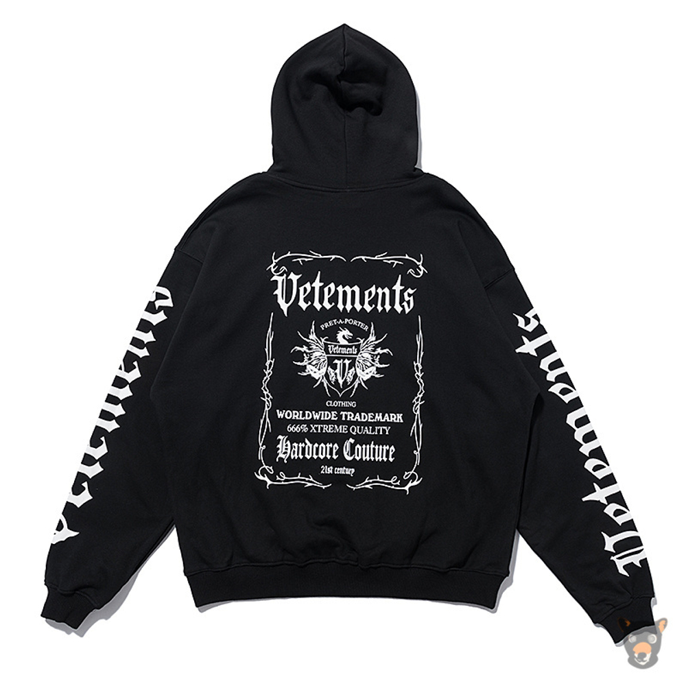 Худи Vetements "Hardcore Couture"