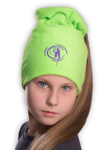 Шапка флисовая с отверстием для кички Николь