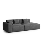 3-х местный нераскладной диван с лаундж модулем SAGA 006/011