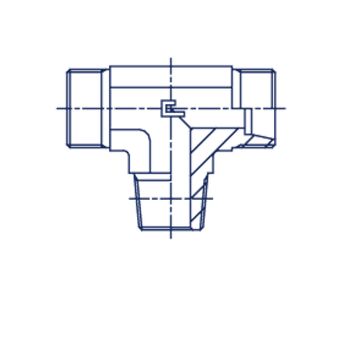 Штуцер FTC DS14 NPT 1/2 (корпус)