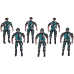 Набор армия «Спецназ», 6 предметов, пакет, 22*2*16 см