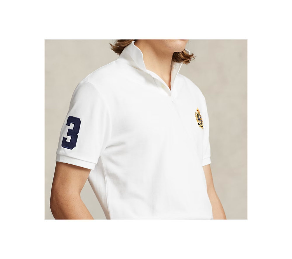 Рубашка-поло Classic Fit Triple-Pony Mesh Polo Ralph Lauren