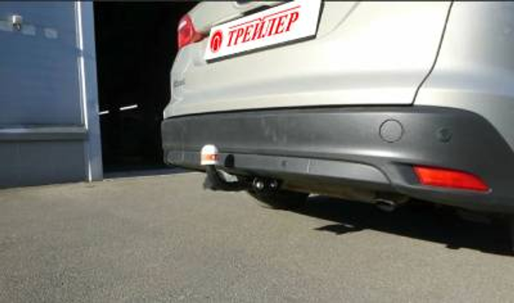 6015 Фаркоп для Ford Foсus 3 универсал 2011-2018 твердое крепление шара