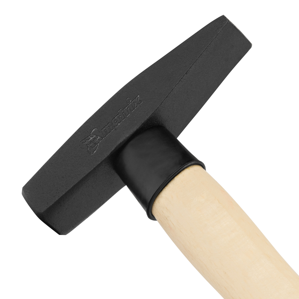 Молоток слесарный, 200 г, квадратный боек, деревянная рукоятка// Matrix