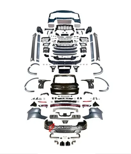 Обвес переделка в стиле Cayenne Turbo GT 9Y0.2 2024 для PORSCHE CAYENNE 958.1 2011–2014