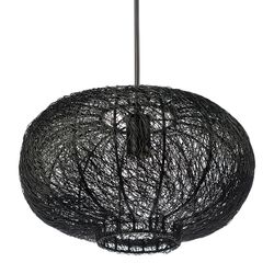 Светильник подвесной Vinger, Ø20х37 см, черный