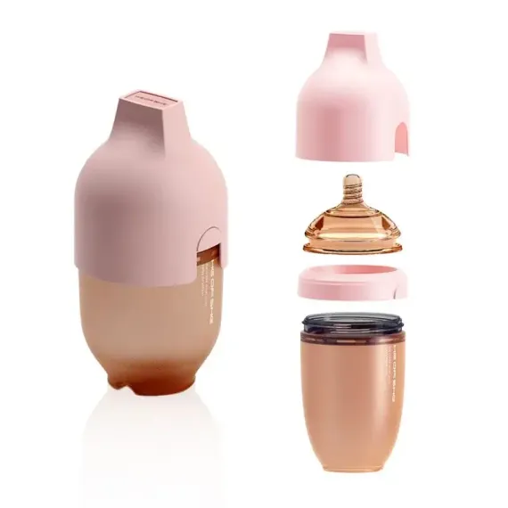 Бутылочка для кормления Heorshe от 0 месяцев, 240 мл Розовая