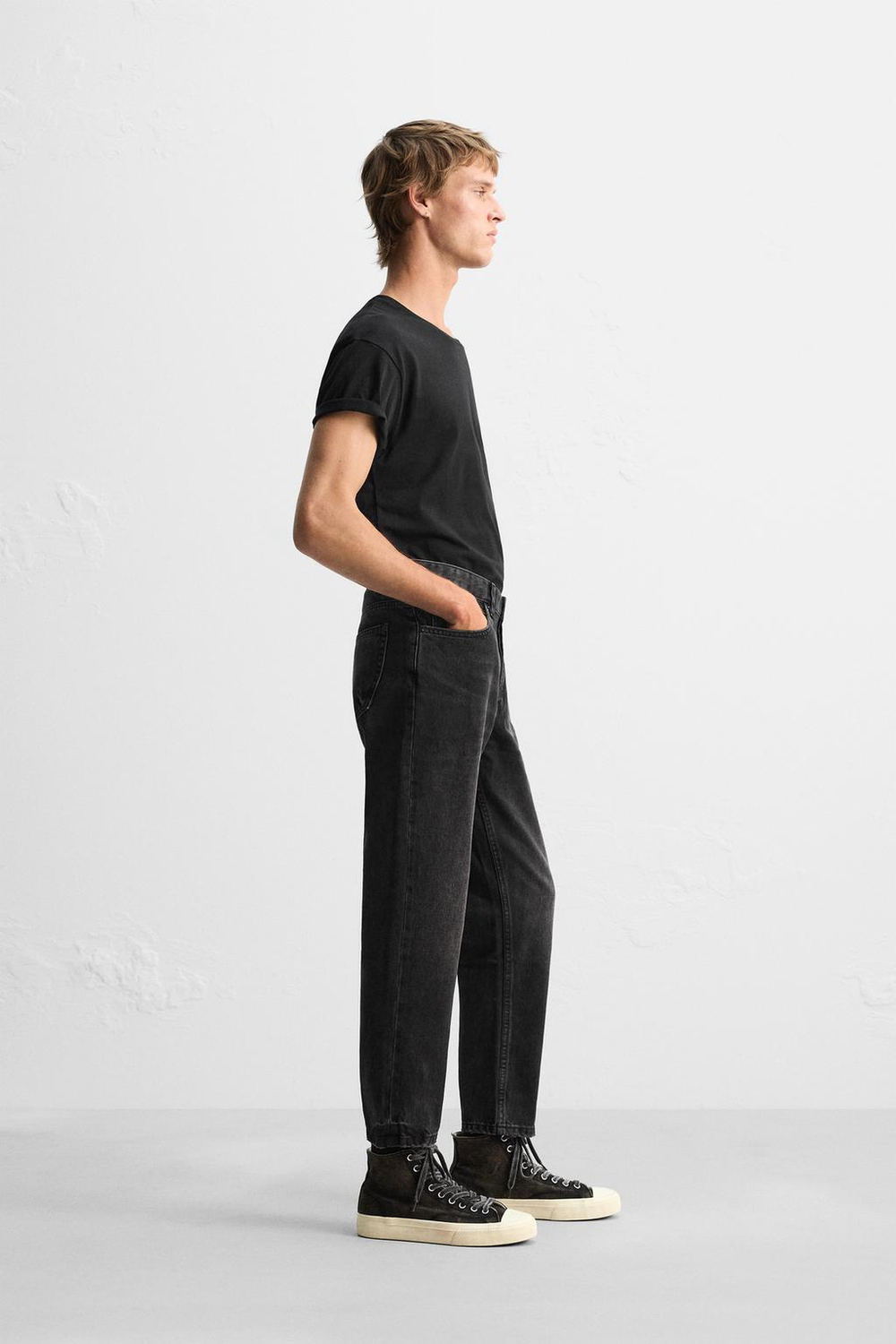 Джинсы slim cropped-fit