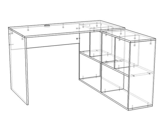 Стол ОСТИН  правый