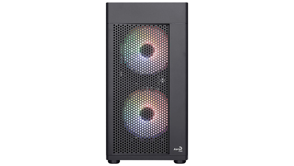 Корпус Aerocool Hexform-G-BK-V2 Black Mini Tower (4711099471799) без БП