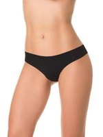 Женские трусики-бразилиана с ажурной задней частью (Размер: S) (Цвет: молочный)