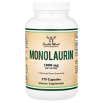 Double Wood Supplements, монолаурин, 210 капсул (500 мг в 1 капсуле)