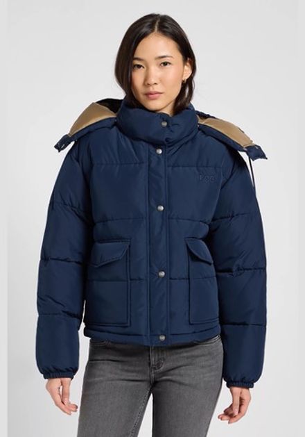 Куртка SHORT PUFFER WITH HOOD 112371016