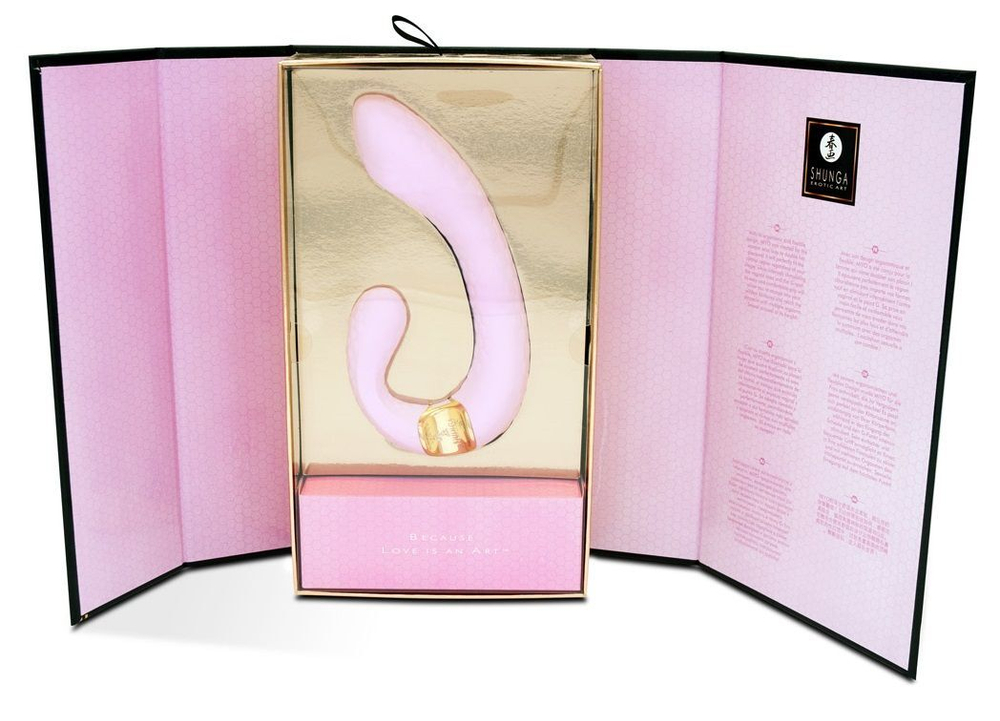 Розовый гибкий вибростимулятор MIYO с двумя моторами - 18,5 см. (Цвет: розовый)