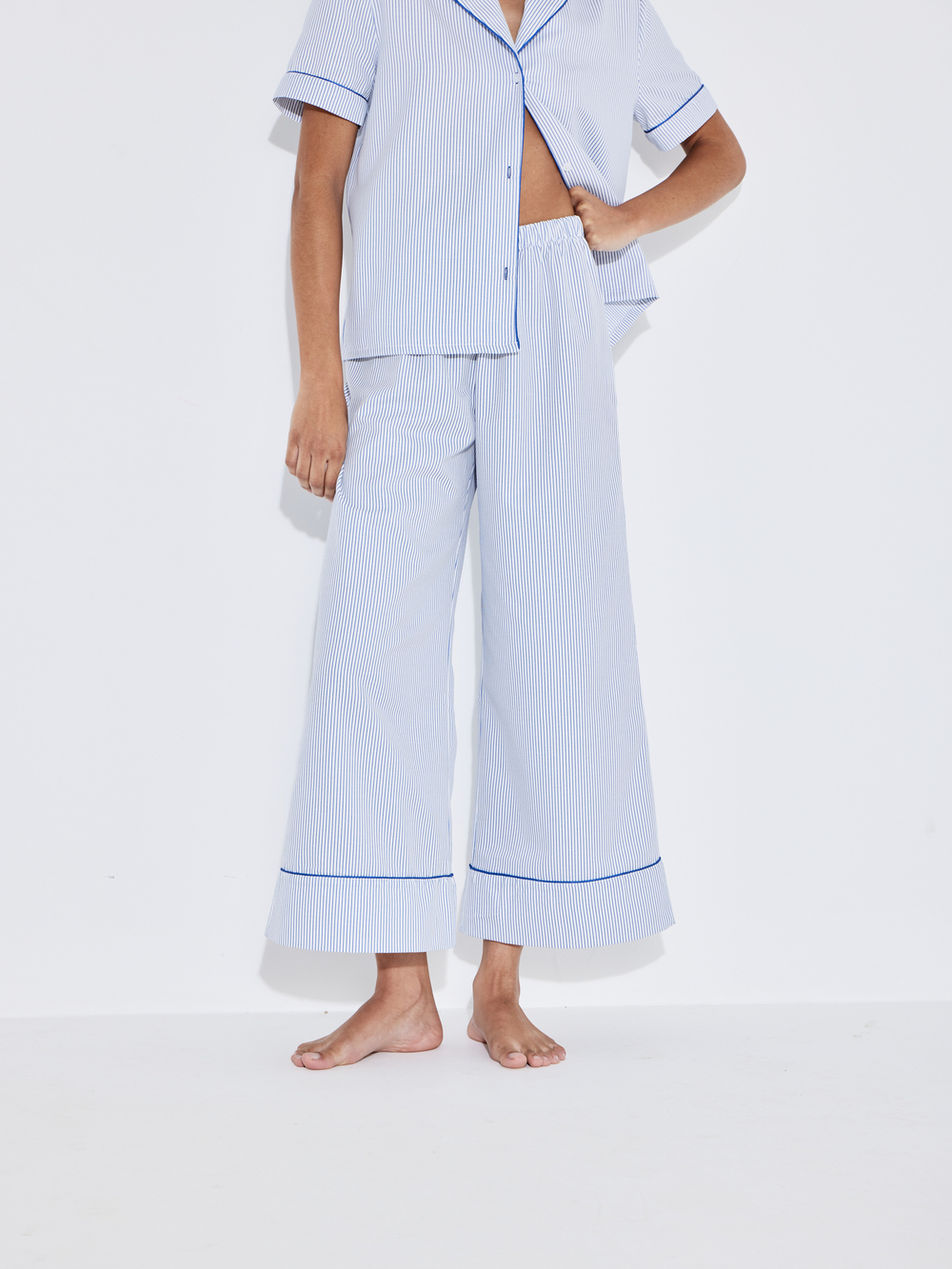 Пижама Suite Pyjama in Navy Blue рубашка с коротким рукавом + брюки