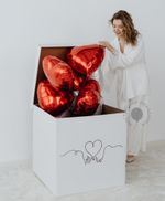 "Улыбка Фортуны" (набор из 9 сердце в коробке) №2280