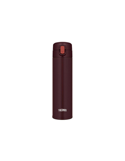 Термокружка Thermos FJM-450 BW (0,45 литра) с трубочкой, коричневая