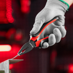 Плоскогубцы комбинированные Black Nickel, 180 мм, двухкомпонентные рукоятки Matrix