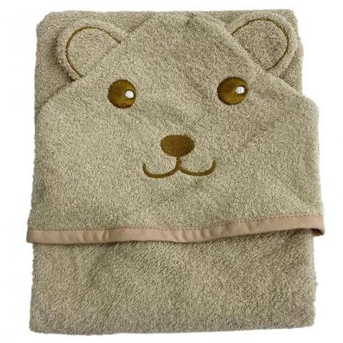 Полотенце-уголок топотушки М6 махра 100*75 см коричневый