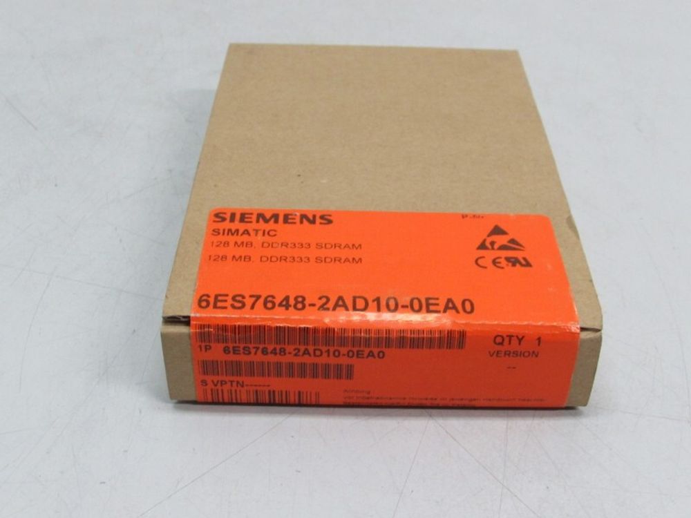 SIEMENS 128 MB.DDR333 SDRAM 6ES7648-2AD10-0EA0