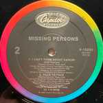 Missing Persons ‎– I Can't Think About Dancin' (США 1986г.) EP