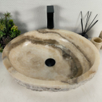 Раковина из оникса Erozy Grey EO-64617 53*43*16 0159