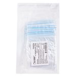 Пакеты с замком (гриппер), КОМПЛЕКТ 100 шт., 100х100 мм, ПВД, 32 мкм, PEZ006P