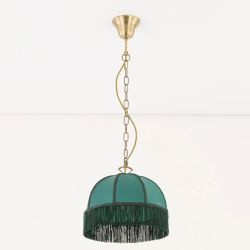 Citilux Базель CL407112 Подвесной светильник с зелёным абажуром
