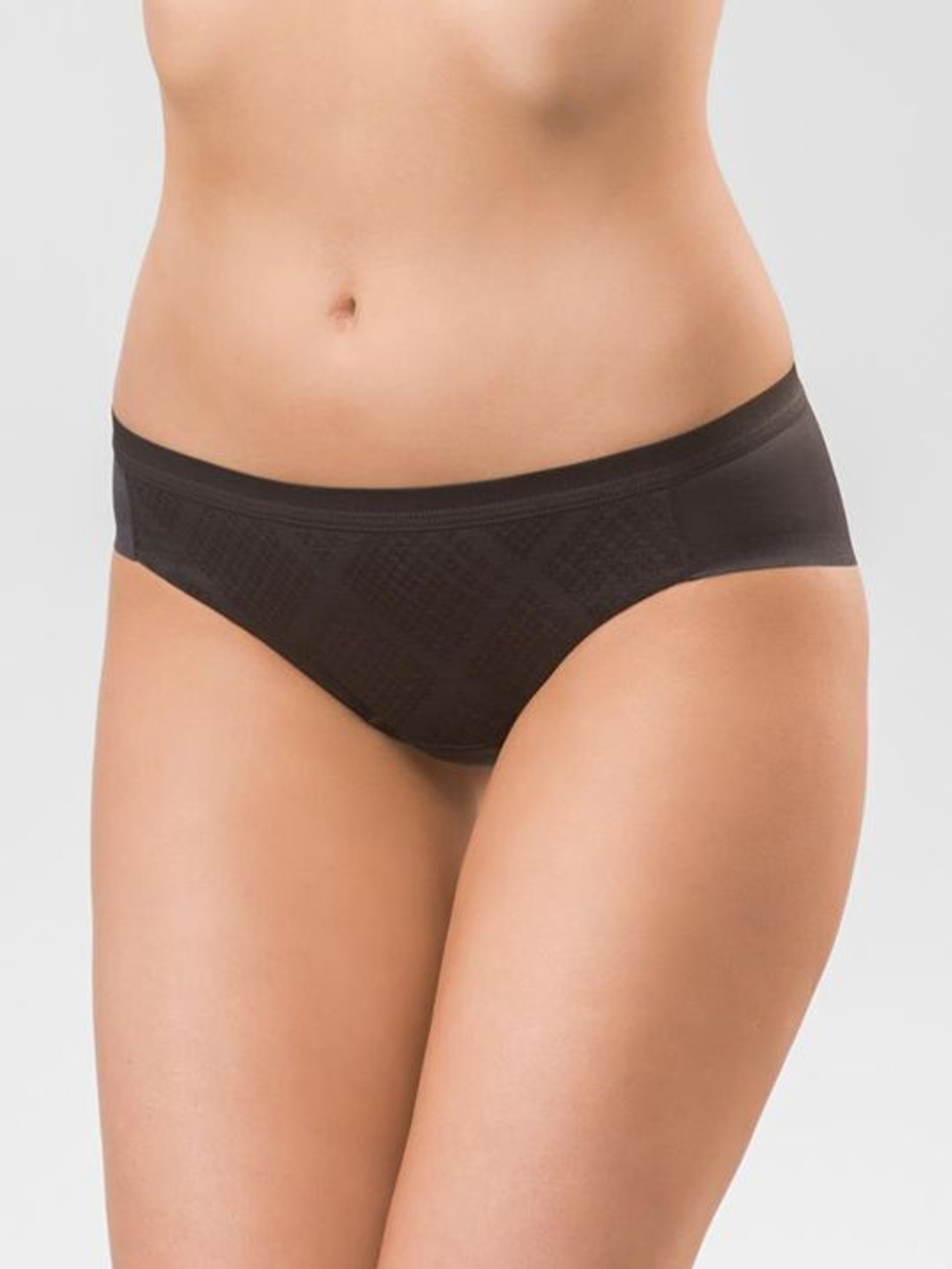 Трусики-танга с низкой линией талии Fusion (Размер: 42) (Цвет: черный)