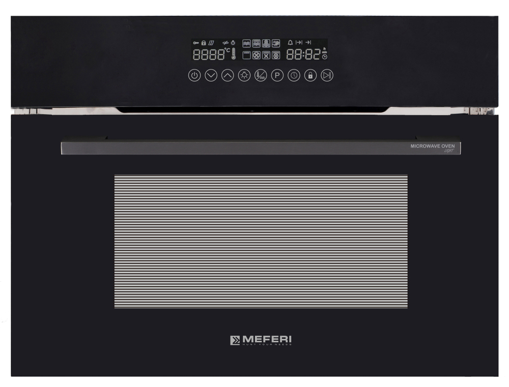 Электрический духовой шкаф Meferi MEO608BK MICROWAVE фото 16