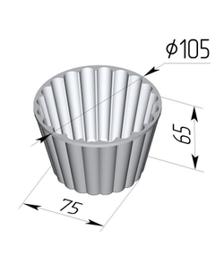 Кексница 105х75х65 мм