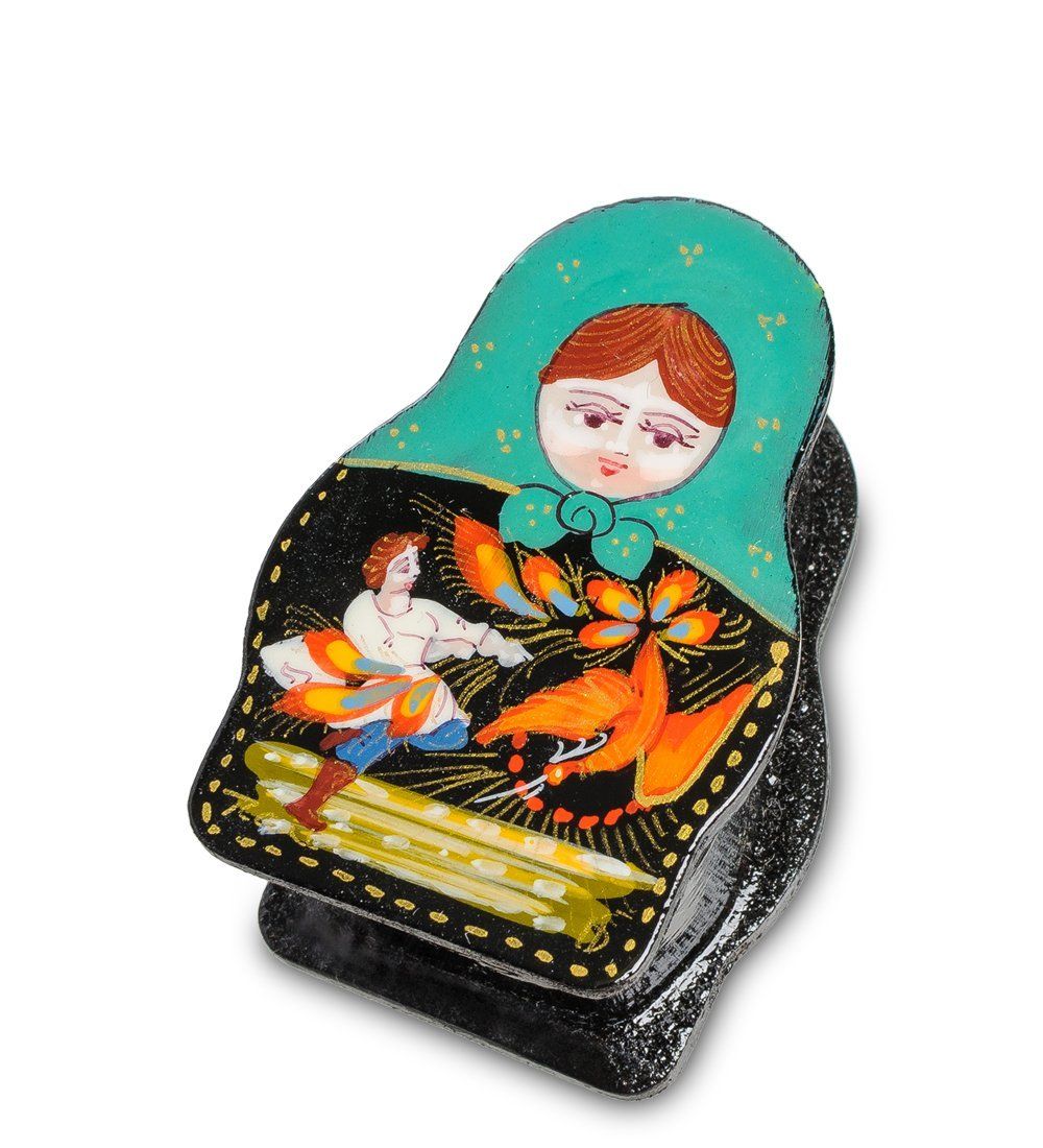 Народные промыслы ШК-12/ 2 Шкатулка «Матрешка» в асс.