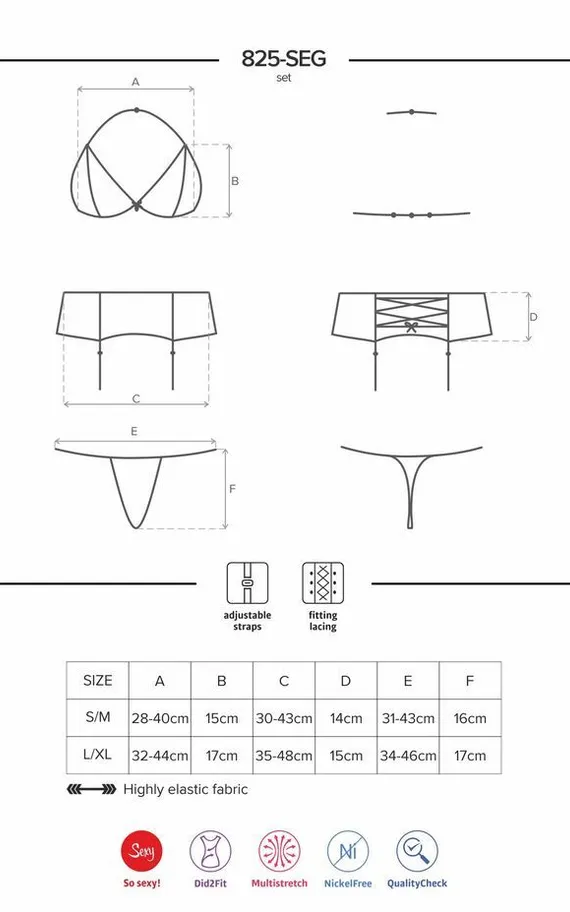 825 Seg Комплект из 3 частей