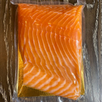 ПРЕДЗАКАЗ НА 20.03 Филе лосося (семги) на коже охлаждённое, 1 кг (3 шт)