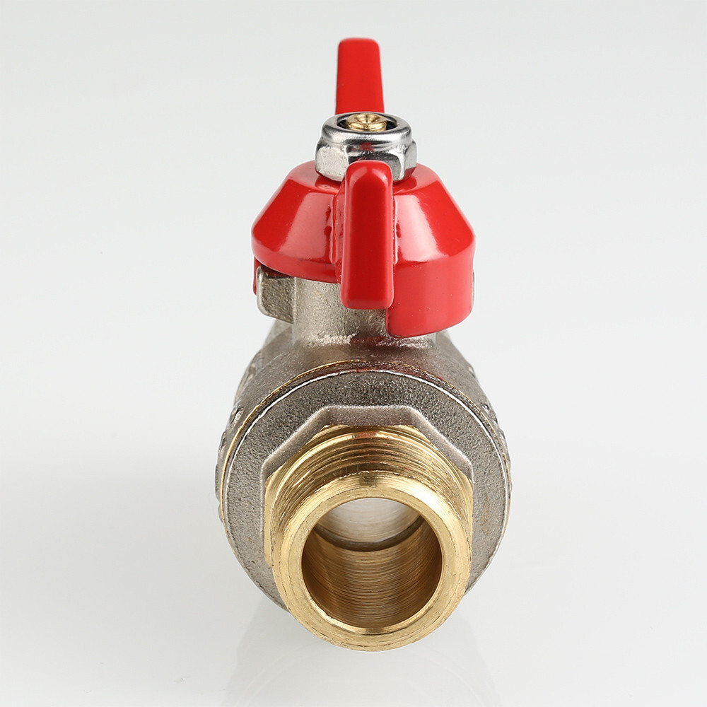 Кран шаровой бабочка 1/2" нар.-нар