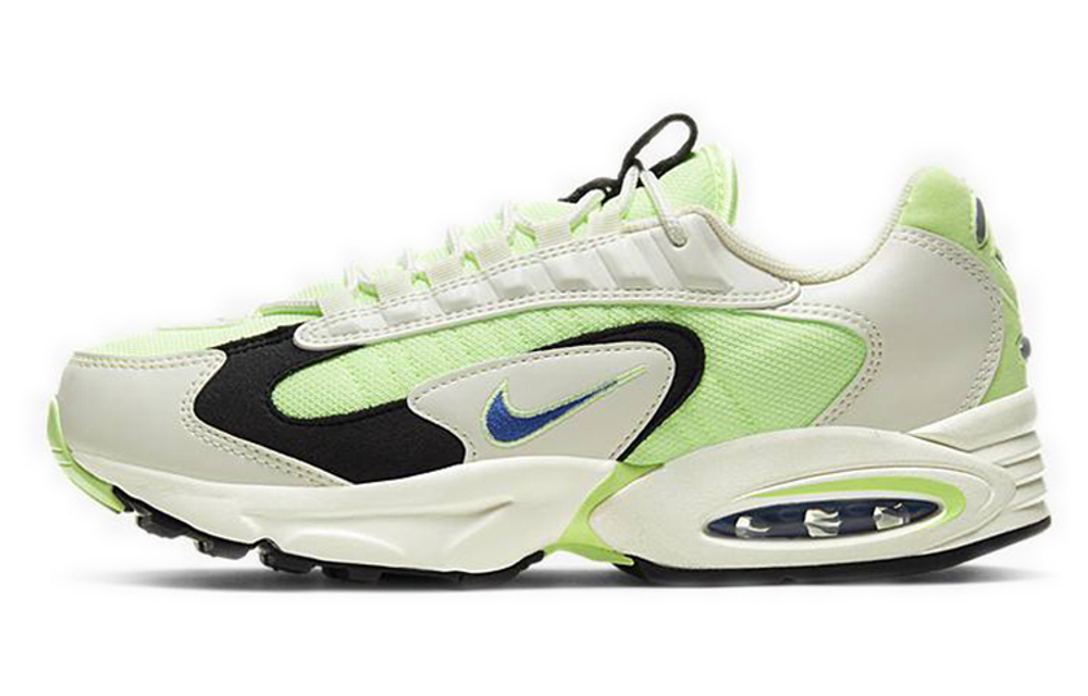 Nike Air Max Triax 96 trendy and comfortable low-cut life casual shoes for men and women the same style white and green