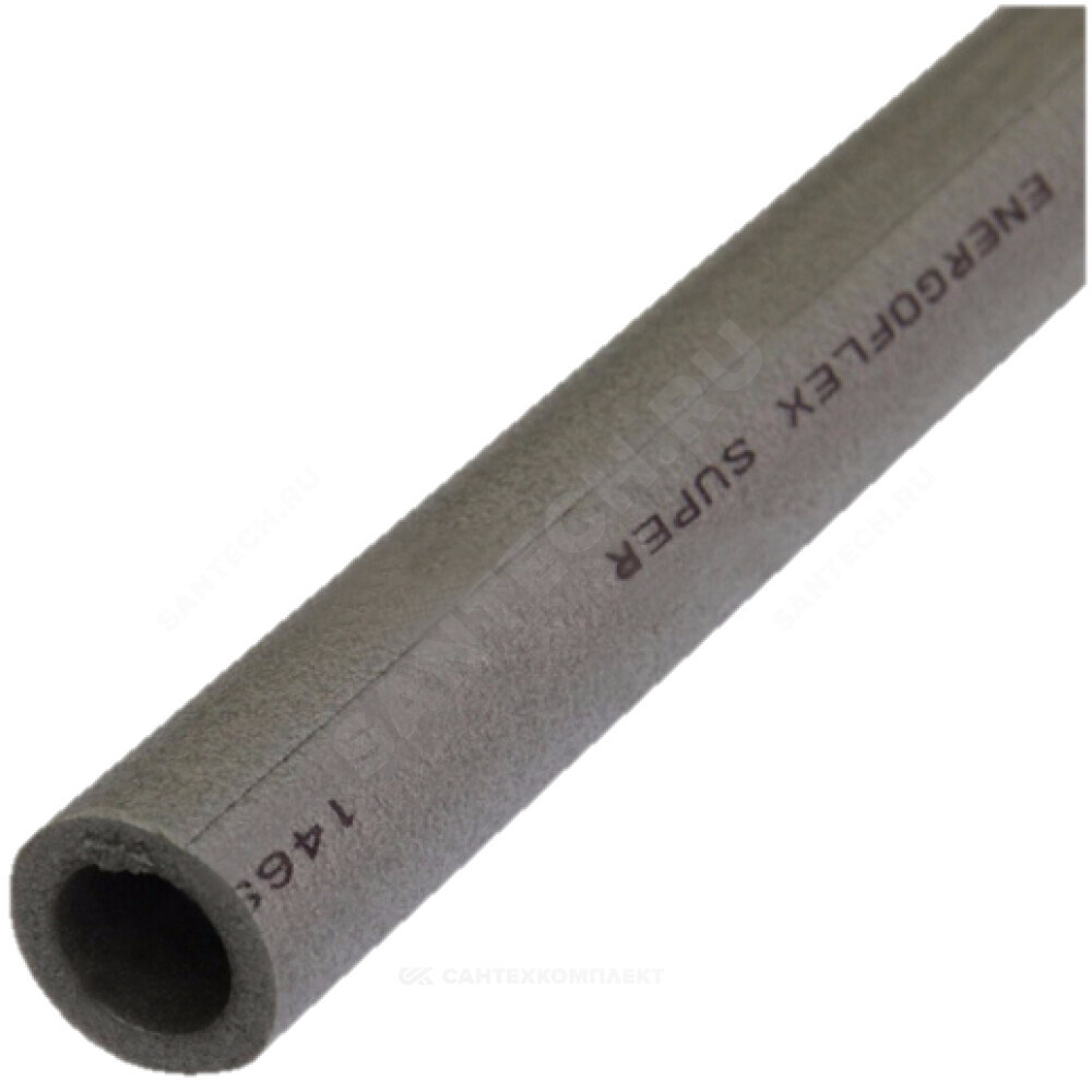 Трубка вспененный полиэтилен SUPER 48/25 L=2м Тмакс=95°C серая Energoflex EFXT048252SU