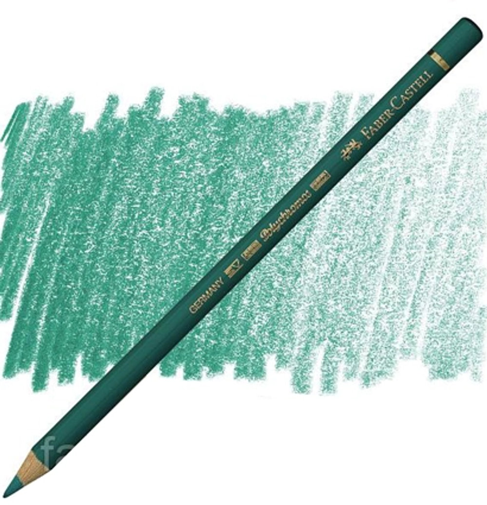 Карандаш художественный Faber-Castell "Polychromos", цвет 276 жженая хромовая зелень