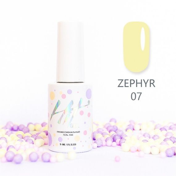 Гель-лак ТМ &quot;HIT gel&quot; №07 Zephyr, 9 мл