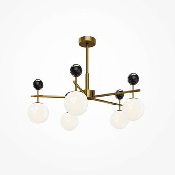 Люстра на штанге 5*G9 MOD436PL-05BS латунь Museo Maytoni