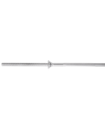 Гриф для штанги BB-103 прямой, d=25 мм, металлический, с металлическими замками, 150 см