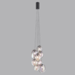 5039/8 MODERN ODL24 000 черный/перламутровый/металл/стекло Люстра G9 8*40W MUSSELS