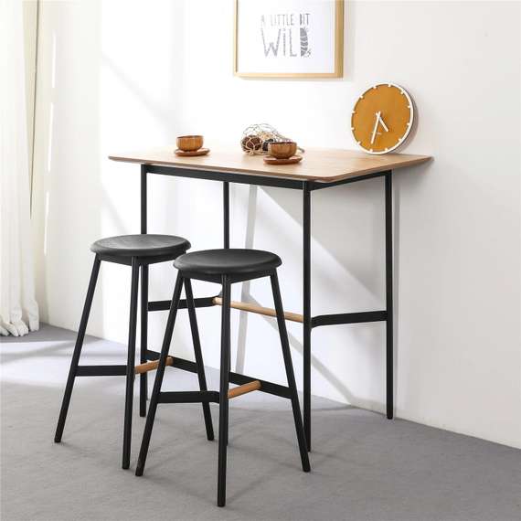 Барный стол Mont, 120х60х104 см, светлое дерево