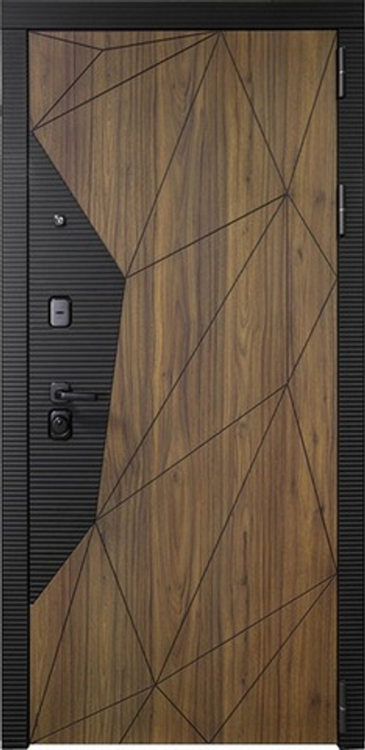 Дверь входная металлическая с зеркалом - 1092