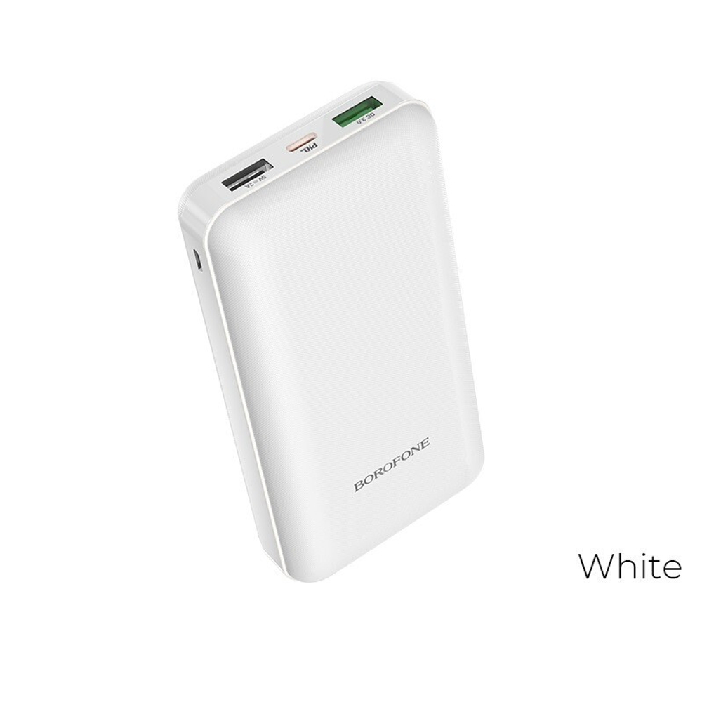 Портативный аккумулятор BOROFONE BT26 20000 mAh (белый)